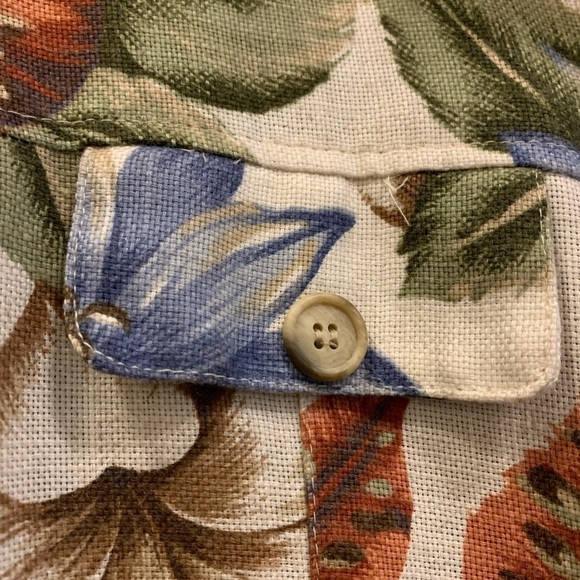 Vtg Tofy floral flax blend boxy jacket - Picture 2 of 10